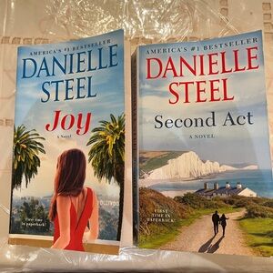 Danielle Steel Novel Set - Joy & Second Act - 2 Romantic Novels -